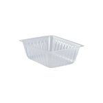 Barquettes charcuti�res en plastique translucide 500 ml par 250