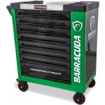 Servante datelier - barracuda tools - rock pro + - 8 tiroirs - 7 outils - vert