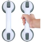 Barres dappui de salle de bain - 2 pcs ventouse de poignée douche - poignées de douche sans perçage - ... Barres dappui de salle de bain - 2 pcs ventouse de poignée douche - poignées de douche sans perçage - ...