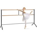 Barre de danse classique klarfit barre marie - entranement ballet - hauteur rglable - pose libre - ...
