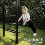 Barre  dips - berg - playbase - acier robuste - montage facile - utilisation extrieure