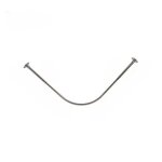 Barre de douche extensible incurv�e 70 - 95 cm acier inoxydable 201 argent sans per�age tringle rideau ...