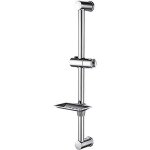 Support pommeau de douche - ibergrif - m20802 - acier chrom� - r�glable - r�sistant � la corrosion
