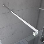 Barre de fixation recoupable pour douche a litalienne - barre droite 100 cm fixation murale
