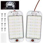 Barre de lumi�re int�rieure � led 2pcs 48led 12v barre lumineuse int�rieure 10w 800lm blanche barre de ...