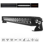 Barre lumineuse led 12v 24v 120w 10000lm 32 pouces 84. 5cm longue port�e + feu de position blanc orange ...
