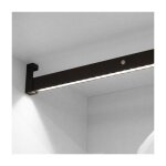 Barre de penderie emuca castor avec lumire led batterie amovible et dtecteur de mouvement - anodis ...