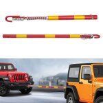 Barre de remorquage 5 000 kg s�curit� 5 t rouge universel voiture suv camionnette camion fer 95 cm + ...