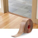 Barre de seuil adhesive 200 x 4 cm plinthe souple autoadh�sive imperm�able seuil de porte d�coupable ...