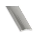 Barre de seuil adhsive en acier inox 3x73cm.