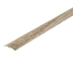 Barre de seuil en aluminium - cezar - chne - compense une diffrence de niveau jusqu 14 mm