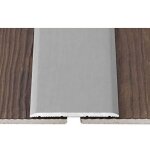 Barre de seuil de porte romus adhsif 100 cm - alu incolore - extra plat