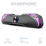 Barre de son - advance - soundphonic - 6w rms - bluetooth - rgb 7 couleurs
