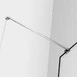 Barre de stabilisation 450mm pour paroi de fixation paroi de douche barre de fixation la pince 360�