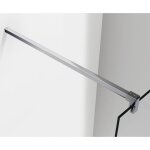 Barre de stabilisation horizontale paroi de douche - marque - 90cm - inox - chrom