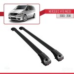 Barres de toit - ace - 1 - mercedes vito (w639) - aluminium - noir - charge utile < 300 kg