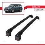 Barres de toit - ace - 2 - honda cr - v 2002 - 2006 - aluminium - noir - charge < 300 kg