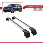 Barres de toit - ace - 2 - hyundai tucson (nx4) 2022 - 2023 - aluminium - gris - charge < 300 kg Barres de toit - ace - 2 - hyundai tucson (nx4) 2022 - 2023 - aluminium - gris - charge < 300 kg