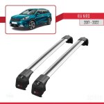 Barres de toit - ace - 2 - kia niro (de) 2017 - 2022 - aluminium - gris - charge utile < 300 kg