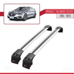 Barres de toit - ace - 2 - renault talisman estate 2016 - 2023 - aluminium - gris - charge < 300 kg