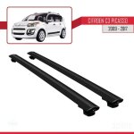 Barres de toit - citro�n - basic mod�le - aluminium - noir - charge utile < 300 kg