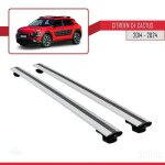 Barres de toit - citro�n - c4 cactus - mod�le basic - aluminium - gris - charge < 300 kg