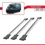 Compatible avec peugeot boxer 2 2007 - 2026 fly model barres de toit railing porte - bagages de voiture ...