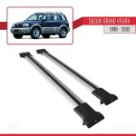 Barres de toit - fly - suzuki grand vitara 1998 - 2005 - aluminium - gris - charge utile < 300 kg