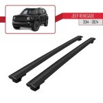 Barres de toit - jeep - renegade 2014 - 2024 - mod�le basic - aluminium - charge utile max. 300 kg