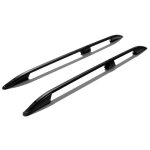 Barres de toit longitudinales pour peugeot partner 2018 - 2024 l2 long alu noir Barres de toit longitudinales pour peugeot partner 2018 - 2024 l2 long alu noir
