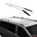 Barres de toit longitudinales pour peugeot partner tepee 2008 - 18 l1 alu gris 2x