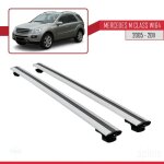 Barres de toit - mercedes - basic mod�le - aluminium - gris - charge utile < 300 kg