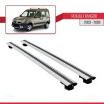 Barres de toit - renault - kangoo 2003 - 2008 - mod�le basic - aluminium - gris