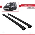 Barres de toit - renault - kangoo 2008 - 2020 - basic mod�le - noir - aluminium - charge < 300kg