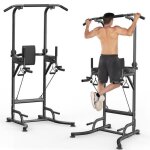 Barre de traction ajustable - power tower multifonction - r�glable 12 niveaux - max 150kg - pull up bar ...