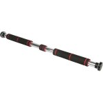 Barre de traction pour porte - wsdwqaa - noir + rouge - capacit de charge max:150kg