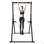 Barre de traction support pour barres parall�les appareil de fitness domestique � hauteur r�glable capacit� ...
