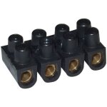 Barrette de 12 connexions - electraline - 16mm - noir