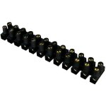 Barrette de connexion - zenitech - 4mm - 12 plots - noir - int�rieur