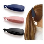 Barrettes pour cheveux lot de 3 pinces � cheveux banane barettes cheveux femme clip pinces bananes mates ...