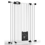 Barri�re pour chien extra haute 107 cm ? 83?93 cm ? avec chati�re 3 fonctions ? fermeture automatique ...