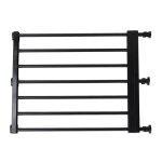 Barri�re courte pour chien - shipenophy - extensible - r�glable - noir - int�rieur