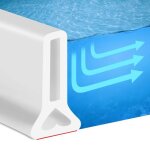 Barrière de douche pliable et système de rétention pour barrage deau et maintient leau à lintérieur du ... Barrière de douche pliable et système de rétention pour barrage deau et maintient leau à lintérieur du ...