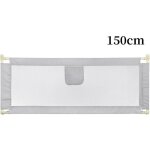Barrière lit enfant 150cm - elancooh - pliable et portable - anti - chute - gris Barrière lit enfant 150cm - elancooh - pliable et portable - anti - chute - gris