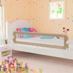 Barrire de lit enfant portable - 180 x 42 cm taup - gar