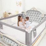 Barri�re de lit pour tout - petits - protection contre les chutes - lit pour enfants - avec filet a�r� ...
