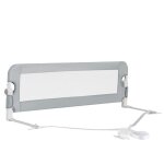 Costway barri�re de lit pliable b�b� / enfant 120x42cm avec barre rabattable mousse souple trous pr� ...