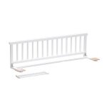 Barri�re de lit pliante - weber industries - h�tre massif laqu� blanc - b�b� - mixte