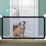 Barrière pour animaux de compagnie - marque - verrouillable - 72 x 110 cm - noir Barrière pour animaux de compagnie - marque - verrouillable - 72 x 110 cm - noir