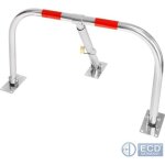 Barri�re de parking rabattable verrouillage stationnement manuel 3 cl�s 43 kg - rouge - acier - 800 x ...